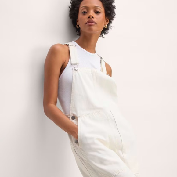 Everlane “the gardener overall” in bone - Picture 2 of 5